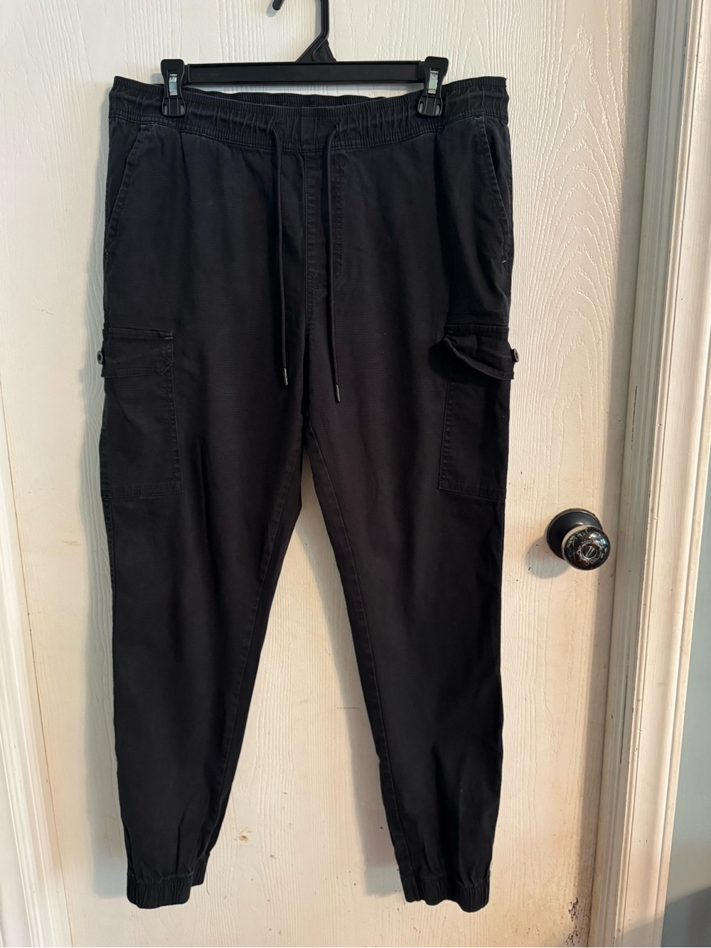Element Men's Black Cargo Joggers with Drawstring